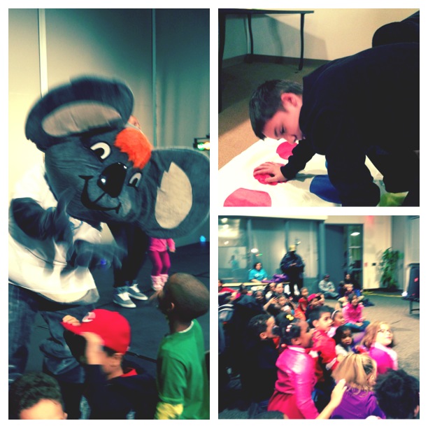 family fun night collage